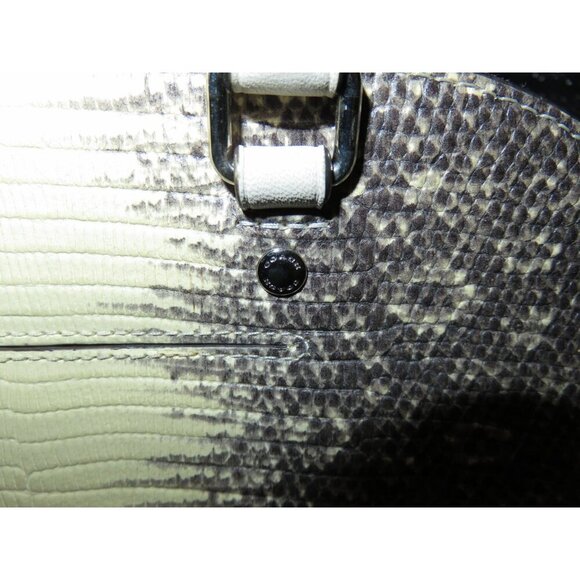 Coach Lizard Embossed Leather Mini Sierra Crossbody Dome Satchel - Picture 12 of 14